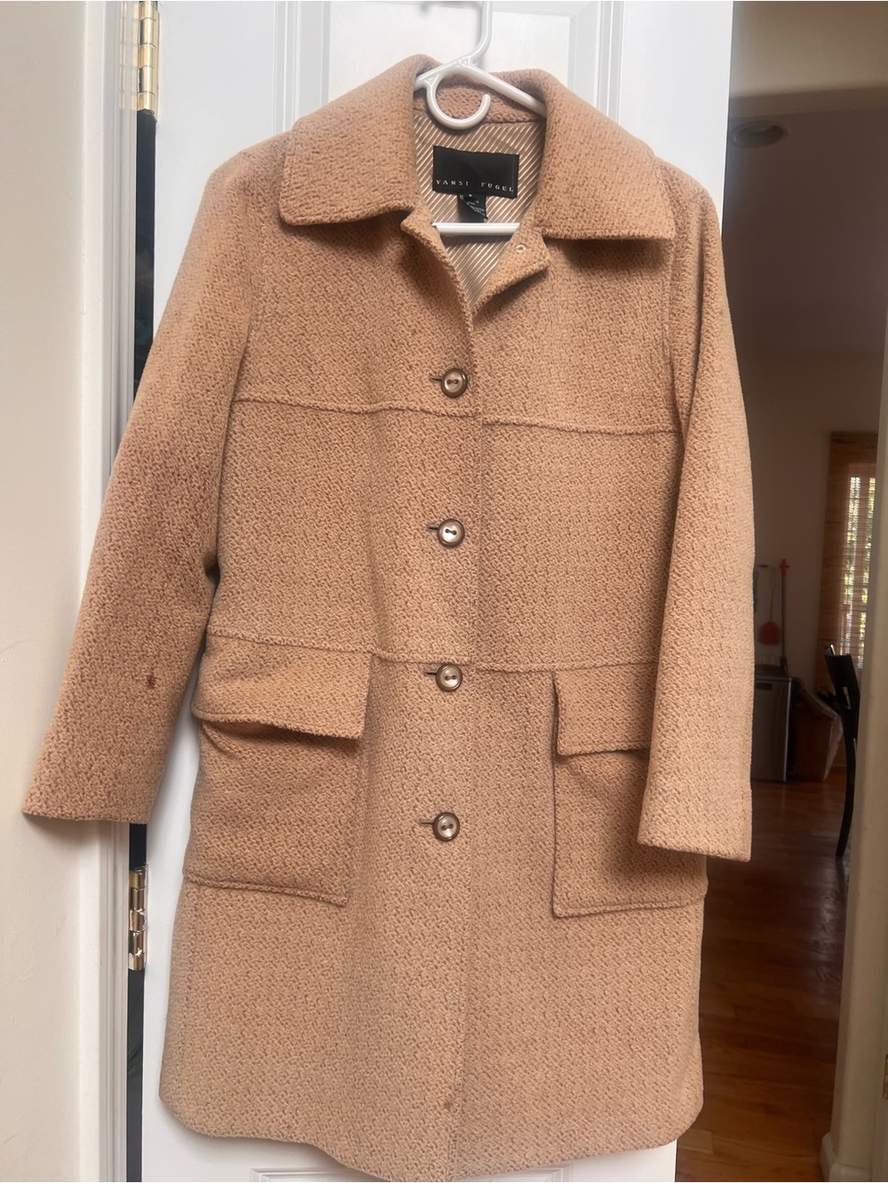 Yansi Fugel Camel Pea Coat